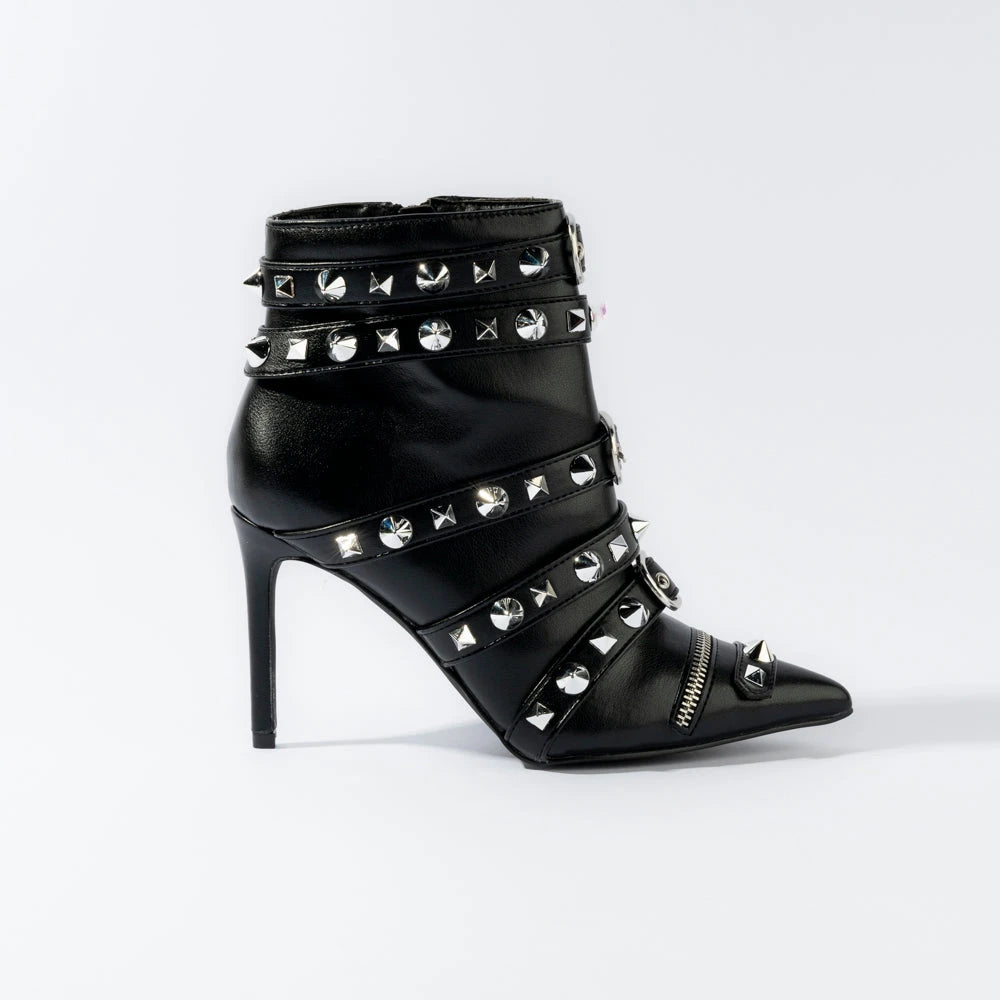 botin negro mujer